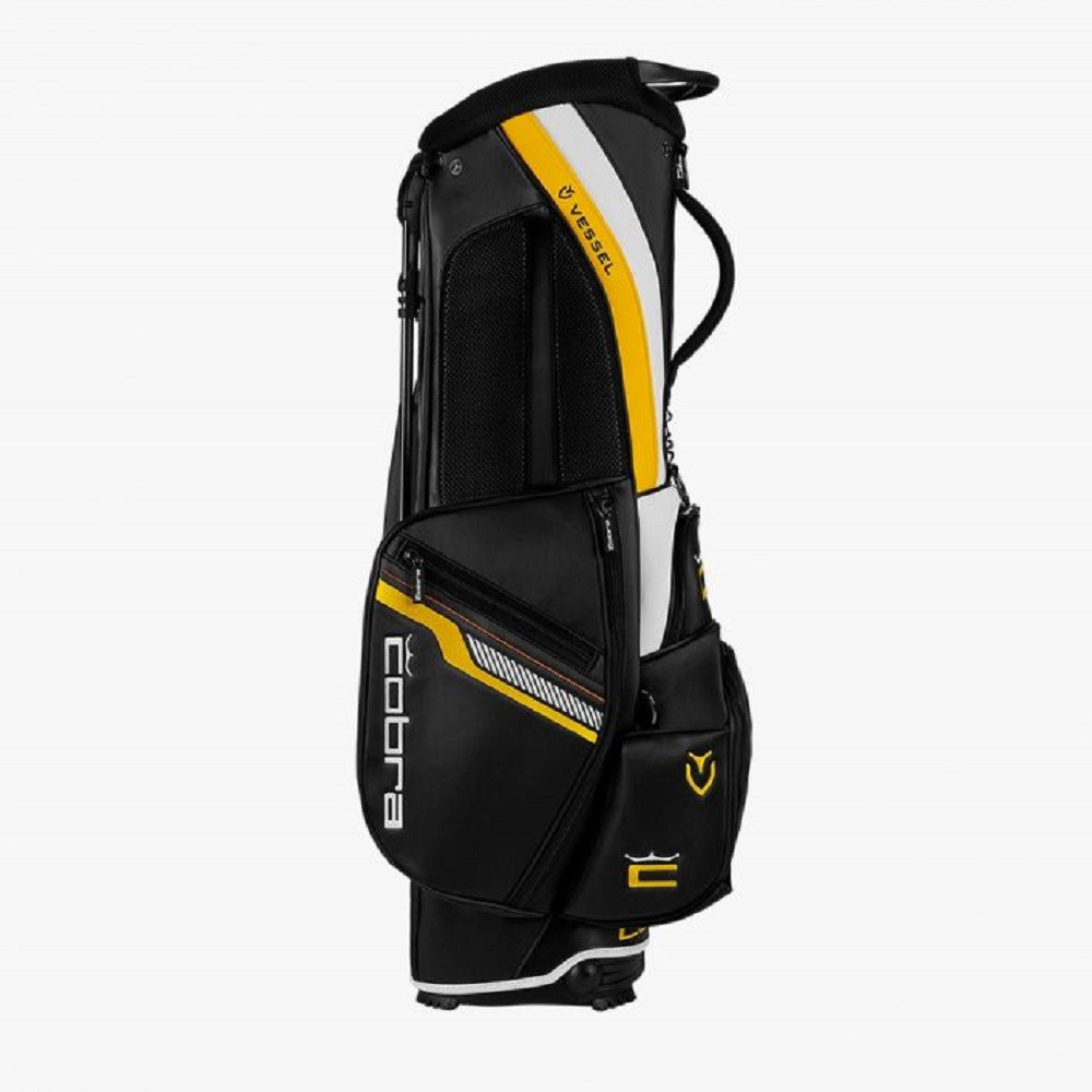 Cobra Vessel キャディバッグ 黒/黄 Cobra / Vessel 2022 Tour Stand Bag - Maple Hill Golf